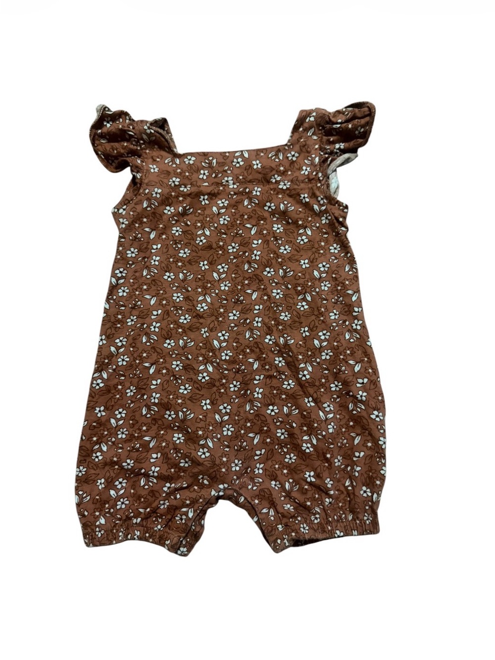Carter's Brown Floral Romper